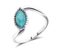 Amazonite Silver Rings NSR-2334